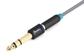 Aurum Cables Male to Male 3.5mm Universal 24K Gold Plated Auxiliary Audio Stereo Cable with 4 6.35mm Male to 3.5mm... N2