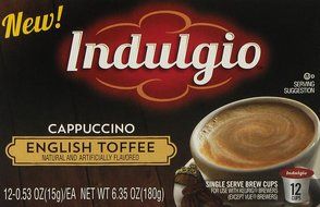 Indulgio French Vanilla Cappuccino Single Serve K-cup, 42 Count (Compatible with 2.0 Keurig Brewers) N81