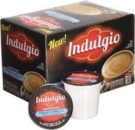 Indulgio French Vanilla Cappuccino Single Serve K-cup, 42 Count (Compatible with 2.0 Keurig Brewers) N86