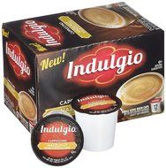 Indulgio French Vanilla Cappuccino Single Serve K-cup, 42 Count (Compatible with 2.0 Keurig Brewers) N88