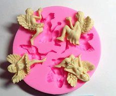 New Arrival! Design 40 Angel Shape Silicone Sugar Mold, Cake Decoration Tool, Food Grade Material N2