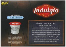 Indulgio French Vanilla Cappuccino Single Serve K-cup, 42 Count (Compatible with 2.0 Keurig Brewers) N90
