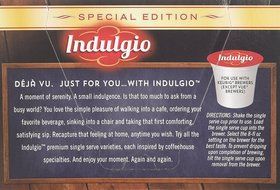 Indulgio French Vanilla Cappuccino Single Serve K-cup, 42 Count (Compatible with 2.0 Keurig Brewers) N92
