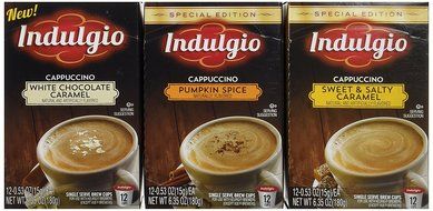 Indulgio French Vanilla Cappuccino Single Serve K-cup, 42 Count (Compatible with 2.0 Keurig Brewers) N94