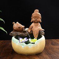 FEI&amp;S The flowing water is Ceramic artware ornaments humidifier creative Home Decorations , enlightened Zen Flowing...
