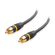 Cable Matters 2-Pack, Gold Plated Subwoofer RCA Audio Cable 15 Feet N2