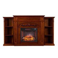 Southern Enterprises Chantilly Infrared Electric Fireplace in Oak N5