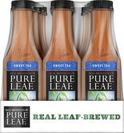 Pure Leaf Iced Tea, Unsweetened, Real Brewed Tea, 0 Calories, 18.5 Ounce (Pack of 12) N29