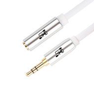 Super HD 3.5mm Aux Stereo Audio Extension Cable Slim Male to Female Type 24K Gold Plated Step Down Design Metal... N3