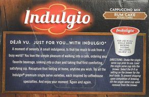 Indulgio French Vanilla Cappuccino Single Serve K-cup, 42 Count (Compatible with 2.0 Keurig Brewers) N107