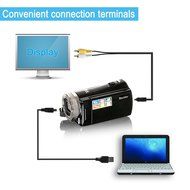 Camera Camcorders, Besteker Portable Digital Video Camcorder HD Max. 16.0 Megapixels 1280*720P DV 2.7 Inches TFT... N4