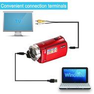 Camera Camcorders, Besteker Portable Digital Video Camcorder HD Max. 16.0 Megapixels 1280*720P DV 2.7 Inches TFT... N5