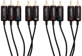AmazonBasics Component Video Cable with Audio - 6 Feet