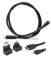 Pwr+&reg; Extra Long 12 Feet Micro-HDMI-Cable for Lenovo Yoga 2 Pro 3 Yoga 700 710, Lenovo N20P Chromebook, Ideatab... N2