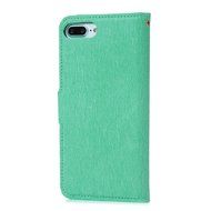 iPhone 7 Plus Case (5.5 inch) - Flip Wallet Stand Case Embossed Flowers PU Leather Shock-Absorption Soft TPU Inner... N23