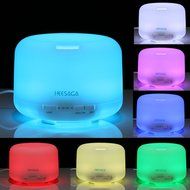 HEESAGA Aromatheraphy Essential Oil Diffuser, 500ml Ultrasonic Air Humidifier with 4 Timer Settings 7 LED Color... N3