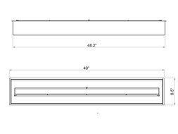 Ignis Ventless Bio Ethanol Fireplace Burner Insert EB4800 N2