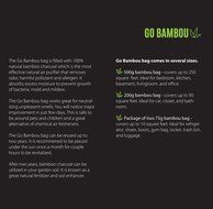 Go Bambou 100% Natural Bamboo Charcoal Air Purifying Bag - 500g (1) N4