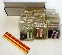 PowerTea Medley Gift Box Mighty leaf Variety 40 Tea Bags with Power for Apple Honey Sticks N3