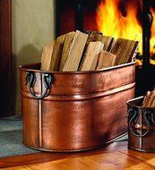 Large Galvanized Steel Hearth Tub