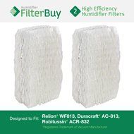AC-813 Duracraft Humidifier Wick Filters (Pack of 2). Fits Duracraft Humidifier models DH830, DH832, HC832. Designed...