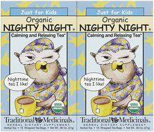 Traditional Medicinals Just for Kids, Organic Nighty Night, Fair Trade, Fair Wild, 18 ct, 2 pk N2
