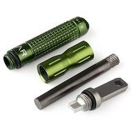 Geekercity&reg; Fire starter - EDC Waterproof Alloy Fire starter Survival Camp Magnesium flint Stone CNC Gear Pocket... N14