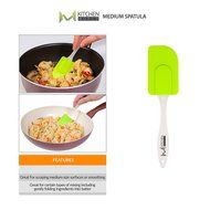 mKitchen Orange Soft Easy Flex Silicone Spatula Set of 3 - Heat Resistant Baking Supplies, Bakeware Set, Kitchen... N27