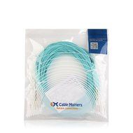 Cable Matters 10Gb 40Gb Multimode OM3 Duplex 50/125 OFNP Fiber Patch Cable LC to LC - 10m N5
