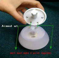 WNOSH 250mL Cool Mist Humidifer Aromatherapy Water-soluble Essential Purifier Diffuser Air Humidifier with 7 Changing... N2