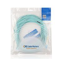 Cable Matters 10Gb 40Gb Multimode OM3 Duplex 50/125 OFNP Fiber Patch Cable LC to LC - 10m N7