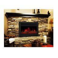 28.5" Embedded Electric Fireplace Insert Heater Remote Realistic wood log Glow Most Sold Item