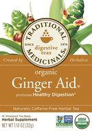 Traditional Medicinals Organic Ginger Aid Tea, 16 Tea Bags (Pack of 6) N15