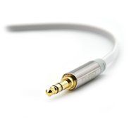 Flat Tangle Free Aux Cable (3 Pack) - 3.5 mm Auxiliary Audio Cable (3ft/6ft/10ft) - Gold Plated Connectors with... N6