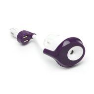 Slaxry Car Humidifier Diffuser Aromatherapy Air Purifier Freshener with Dual USB Charger Port (Purple) N6