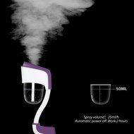 Goeco Car Air Humidifier with 5V/2A 2 Port USB Charger Aromatherapy Essential Oil Diffuser,Purple
