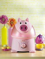 Crane Adorable Ultrasonic Cool Mist Humidifier with 2.1 Gallon Output per Day - Pig