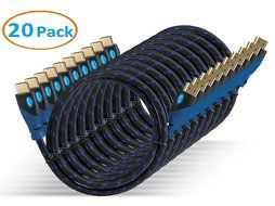 Aurum Ultra Series - High Speed HDMI Cable with Ethernet 2 Pack 3 FT - Supports 3D &amp; Audio Return Channel [Latest...