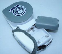 1 X Mini Handheld Air Conditioner Cooling Fan, Powered By Batteries or USB - For Sports, Hiking, Camping, Airplanes... N2