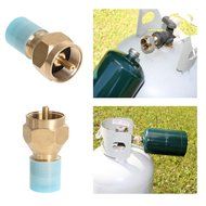 Ecoolbuy Propane Refill Adapter Lp Gas Cylinder Tank Coupler Heater Camping Hunt Propane One Pound Tank Refill...
