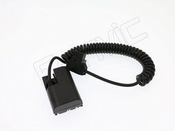 Eonvic D-Tap to Canon LP-E6 Dummy Battery Adaptor Power Coiled Cable N2