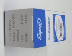 CD35+5X370R--ROUND DUAL RUN CAPACITOR