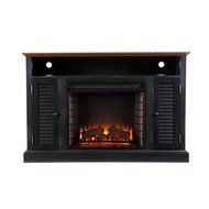 Antebellum Media Electric Fireplace - Antique White
