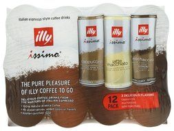 illy issimo Coffee Drink, Caff&egrave;, 6.8-Ounce Cans (Pack of 12) N15