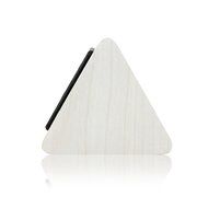 GEARONIC TM Modern Triangle Wood LED Wooden Alarm Digital Desk Clock Thermometer Classical Timer Calendar Updated... N6