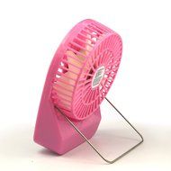Innobay&reg; Mini Handy Portable Rechargeable Fan Operated by Built-in Lithium Battery, 7 blades, 4 Speeds of Air... N4