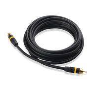 Cable Matters 2-Pack, Gold Plated Subwoofer RCA Audio Cable 15 Feet N3