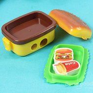 Pink Lizard 2 Hole Hamburger Pencil sharpener Eraser School Stationery