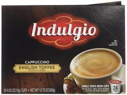Indulgio French Vanilla Cappuccino Single Serve K-cup, 42 Count (Compatible with 2.0 Keurig Brewers) N120