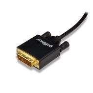 gofanco [5-pack] Gold Plated 6 Feet Mini DisplayPort to DVI Adapter Cable (Black) - Thunderbolt 2 Compatible for...